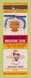 Matchbook Cover - Best Western Mead Inn Wisconsin Rapids WI