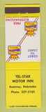Matchbook Cover - Best Western Tel Star Motor Inn Kearney NE