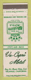 Matchbook Cover - Best Western Va Capri Motel Vacaville CA
