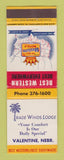 Matchbook Cover - Best Western Trade Winds Lodge Valentine NE