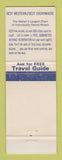 Matchbook Cover - Best Western Trade Winds Lodge Valentine NE