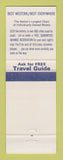 Matchbook Cover - Best Western Cavalier Motor Hotel Gering NE