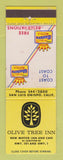 Matchbook Cover - Best Western Olive Tree Inn San Luis Obispo CA