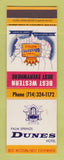 Matchbook Cover - Best Western Dunes Hotel Palm Springs CA