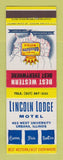 Matchbook Cover - Best Western Lincoln Lodge Motel Urbana IL Carson Pirie Scott