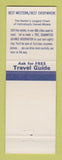 Matchbook Cover - Best Western Mainliner Motel Beloit KS