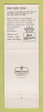 Matchbook Cover - Best Western Hill Country Inn Restaurant