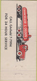 Matchbook Cover - Chancellor  and  Ogden Truck Repair Long Beach CA 30 Strike