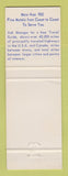 Matchbook Cover - Best Western Capri Motel Portland OR