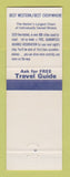 Matchbook Cover - Best Western Mainliner Motel Restaurant Beloit KS