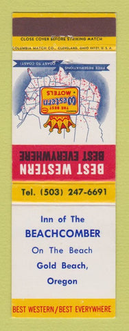 Matchbook Cover - Best Western Inn of the Beachcomber Gold Beach OR