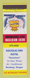 Matchbook Cover - Best Western Douglas Inn Motel Roseburg OR