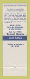 Matchbook Cover - Best Western Garden Villa Motel Roseburg OR