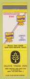 Matchbook Cover - Best Western Olive Tree Inn San Luis Obispo CA
