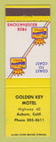 Matchbook Cover - Best Western Golden Key Motel Auburn CA