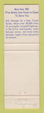 Matchbook Cover - Best Western Golden Key Motel Auburn CA