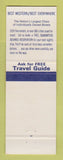 Matchbook Cover - Best Western Royal Motor Inn Beaverton OR