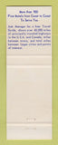 Matchbook Cover - Best Western Heritage Motel Wentzville MO
