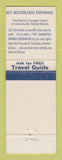 Matchbook Cover - Best Western Sandman Motel Madera CA
