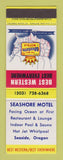 Matchbook Cover - Best Western Seashore Motel Seaside OR