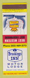 Matchbook Cover - Best Western Brookings Inn Brookings OR