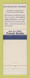 Matchbook Cover - Best Western Memorial Motor Lodge Lakeland FL