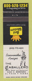 Matchbook Cover - Best Western Caballero El Paso TX