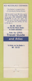 Matchbook Cover - Best Western Madera Valley Inn CA WEAR