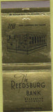 Matchbook Cover - Reedsburg Bank WI 30 Strike