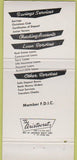 Matchbook Cover - Reedsburg Bank WI 30 Strike