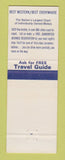 Matchbook Cover - Best Western Thunderbird Motel Restaurant Portland OR