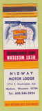 Matchbook Cover - Best Western Midway Motor Lodge Madison WI