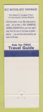 Matchbook Cover - Best Western Sandman Motel Waco TX