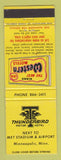 Matchbook Cover - Best Western Thunderbird Motor Hotel Minneapolis MN