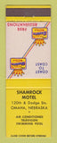 Matchbook Cover - Best Western Shamrock Motel Omaha NE