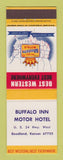 Matchbook Cover - Best Western Buffalo Inn Motor Hotel Goodland KS