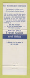 Matchbook Cover - Best Western Swiss Melody Inn Fish Camp CA