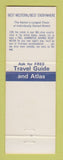 Matchbook Cover - Best Western Cabana Motel South Lake Tahoe CA