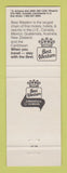 Matchbook Cover - Best Western Venice Inn Hagerstown MD