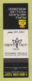 Matchbook Cover - Best Western Green Tree Inn Victorville CA
