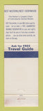 Matchbook Cover - Best Western Americania Motor Lodge San Francisco CA