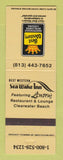 Matchbook Cover - Best Western Sea Wake Inn Clearwater Beach FL