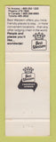 Matchbook Cover - Best Western Wendover Motel UT