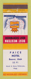 Matchbook Cover - Best Western Paice Motel Beaver UT
