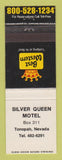 Matchbook Cover - Best Western Silver Queen Motel Tonopah NV