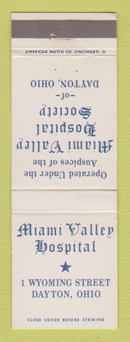 Matchbook Cover - Miami Valley Hospital Society Dayton OH