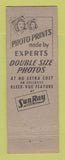 Matchbook Cover - Sun Ray Drug Stores DD Bean