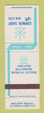 Matchbook Cover - Corner Shop Baltimore Medical Center Towson MD