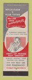 Matchbook Cover - Walgreens Drug Store DD Bean Playing Doctor