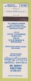Matchbook Cover - Dearborn Optical Centers MI Harvey Firestone